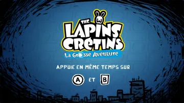 Rabbids Go Home screen shot title